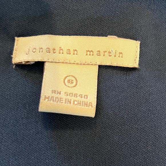 Jonathan Martin SILK V Neck Sleeveless Blue Paisley A Line Dress Back Tie 6 - Picture 7 of 13